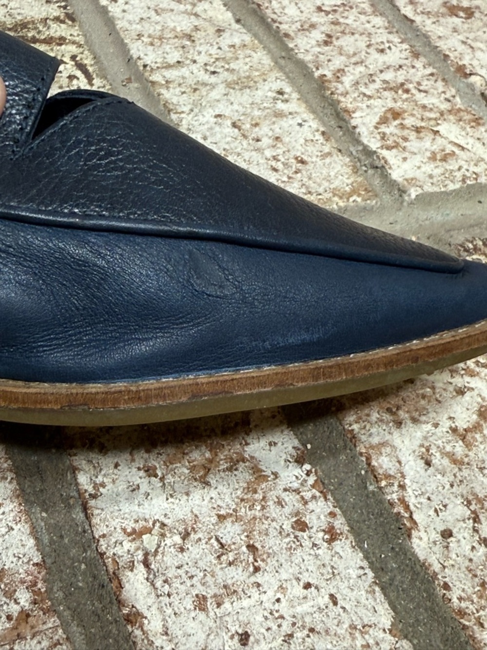 Sperry Women's Navy Pointed Slingback Flats with Cut Out Size 8.5 - Picture 9 of 12